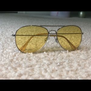 H&M yellow sunglasses
